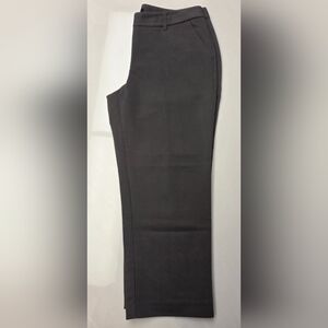 Maurice's Charcoal Grey I Am Smart Capri Pants